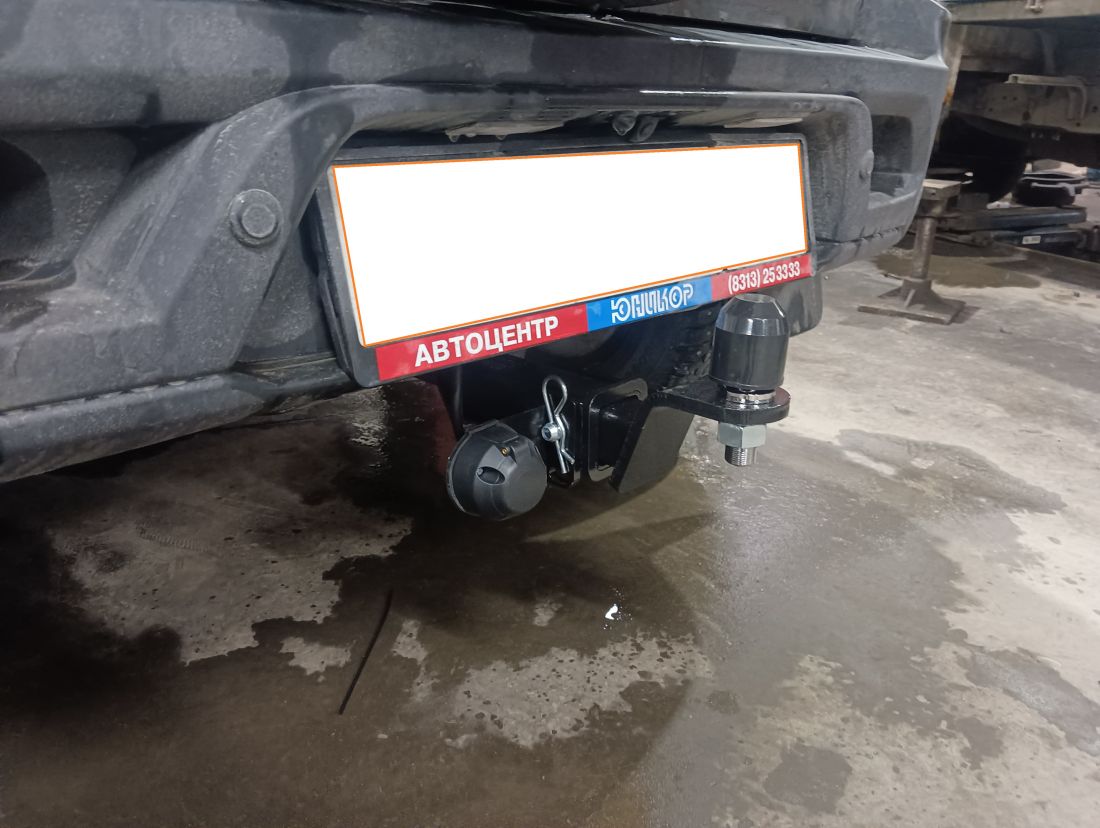 Фаркоп "Уникар" ВАЗ-2123 Chevrolet Niva, LADA Niva Travel под квадрат