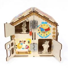 Бизиборд домик бизидом Театр Теремок Yoshatoys