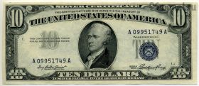 США 10 долларов 1953