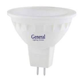 General MR16 GU5.3 7W 4500K 4K 50x50 пластик/алюм 632800