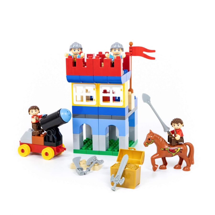 Конструктор "Макси" - "Замок" (120 элементов) (в коробке)