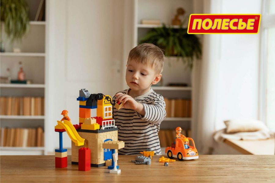 Конструктор "Макси" - "Строительная фирма" (66 элементов) (в коробке)