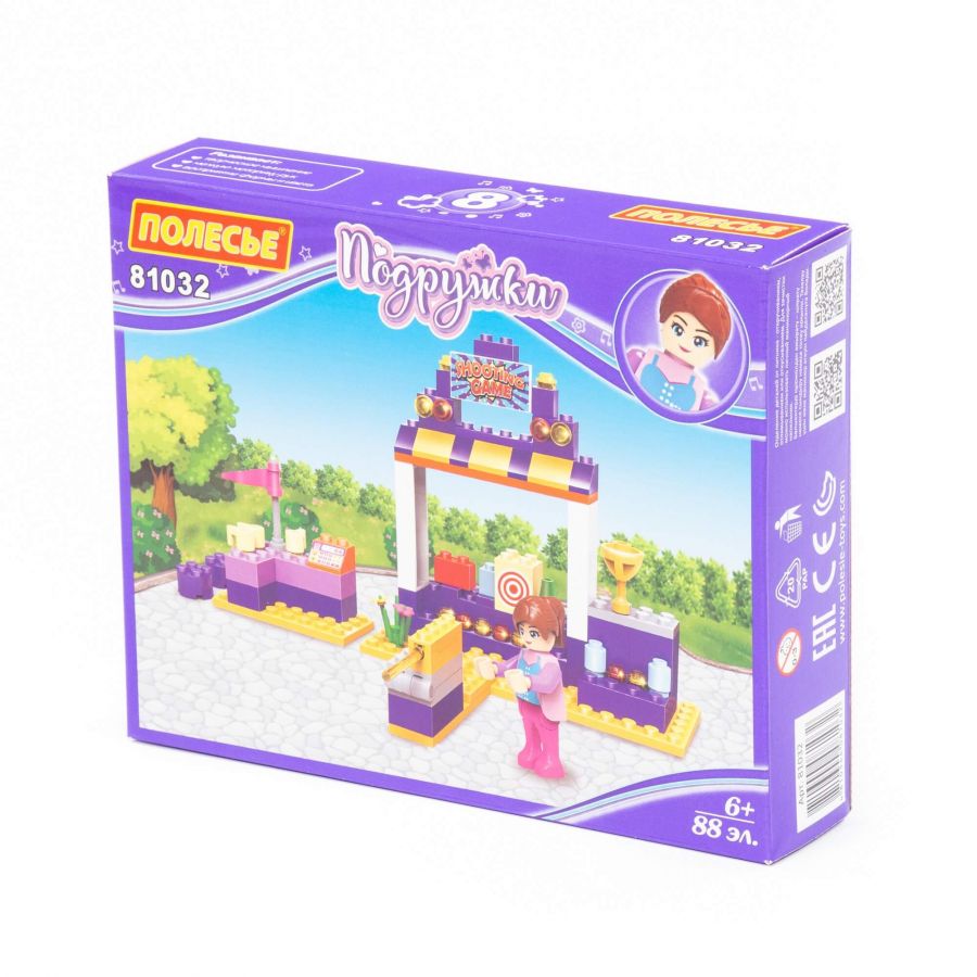 Конструктор "Классик" "Подружки-8" (88 элементов) (в коробке)