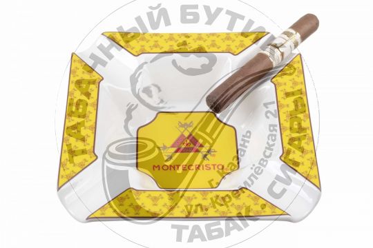 Пепельница Tom River на 4 сигары, керамика, Montecristo