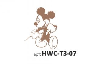 Трафарет Виниловый STMDECOR МИККИ МАУС HWC-T3-07 300*300*0.4 мм.