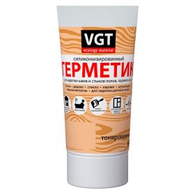 Герметик Силиконизированный VGT 0.16кг Бук для Герметизации Швов и Стыков Полов, Паркета и др / ВГТ*