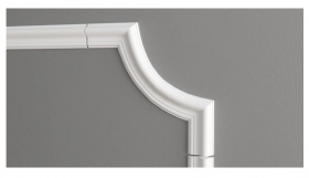Декоративный Уголок 2шт Decor-Dizayn C1-DD301 Белая Лепнина Д215хВ42хТ16 / Декор Дизайн.