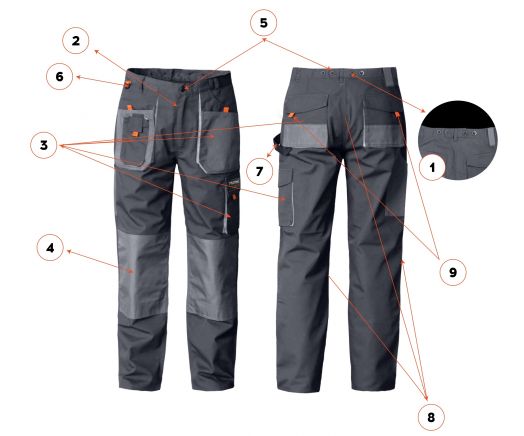 Рабочие брюки мужские " Проттон New"