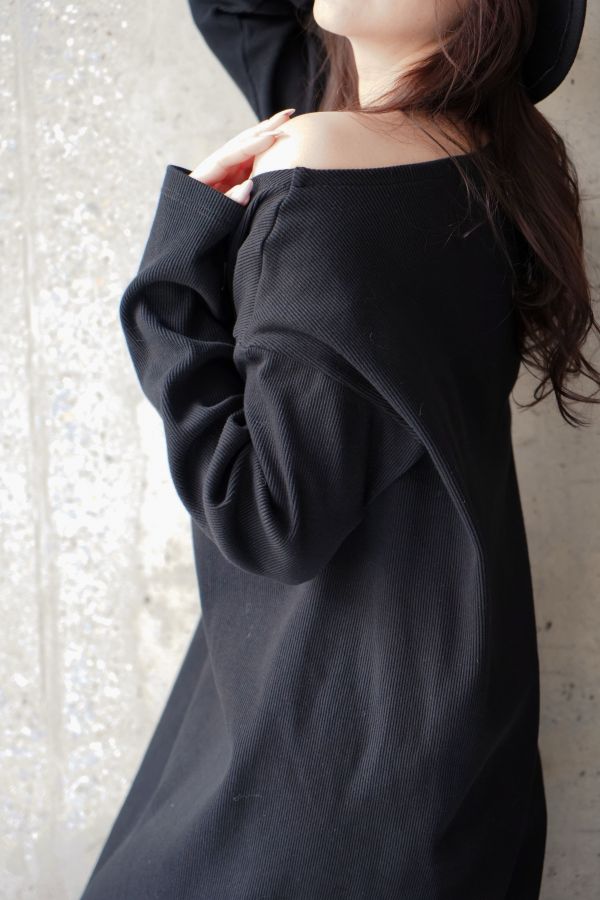 Платье Nebbia бесшовное черное