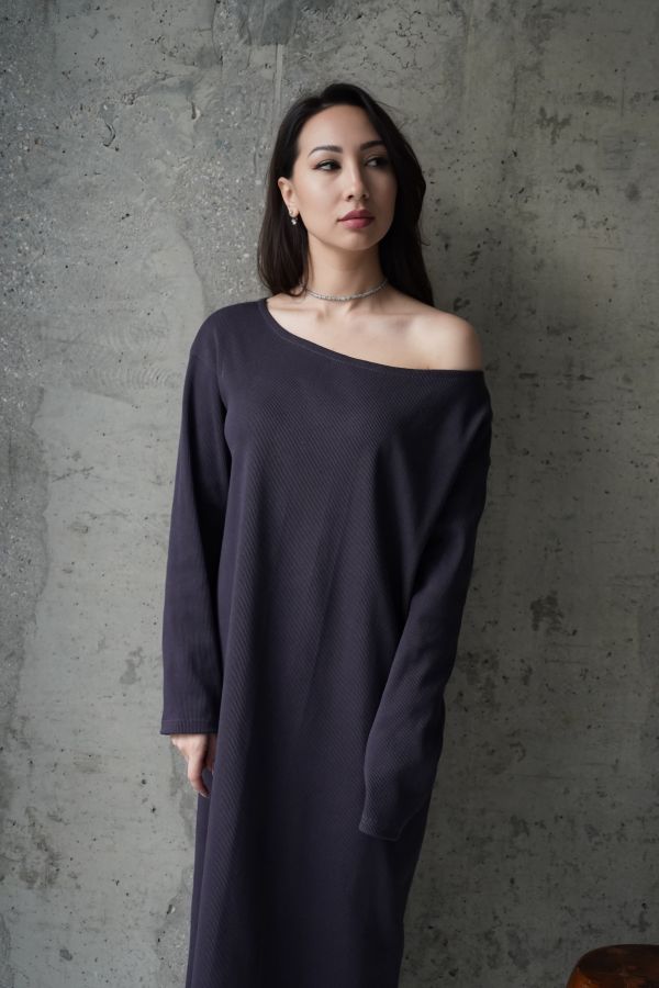 Платье Nebbia бесшовное графит