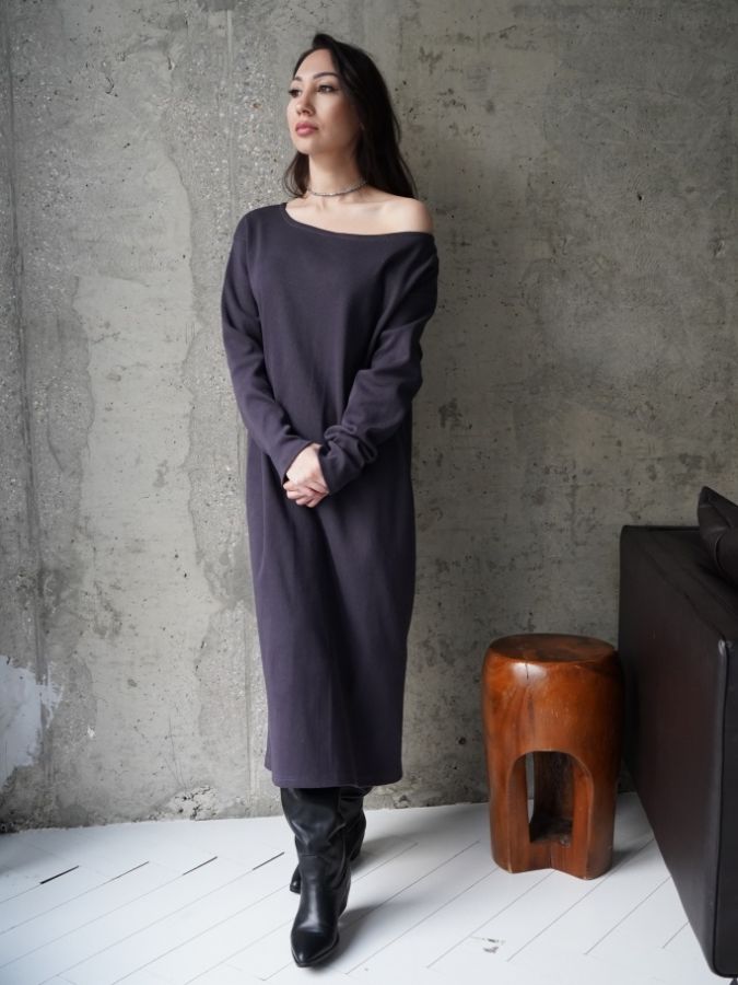 Платье Nebbia бесшовное графит