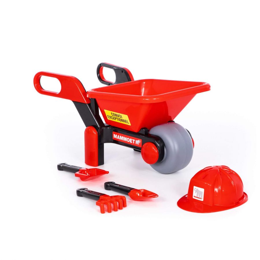 "MAMMOET", тачка + каска + совок №23 + грабли №23 + лопата №23