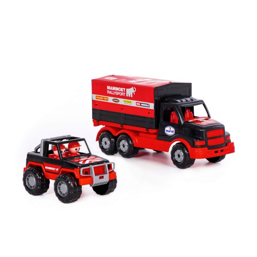 "MAMMOET", автомобиль с тентом + ралли-джип