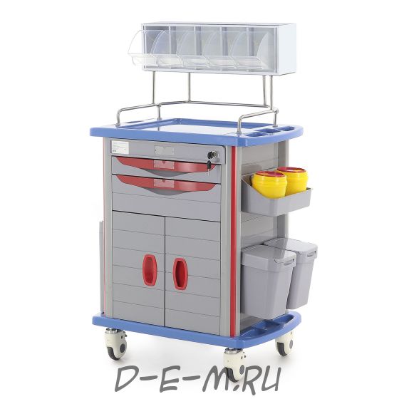 Тележка медицинская MedMos АТ750-01 (ТМ-003АН-00)