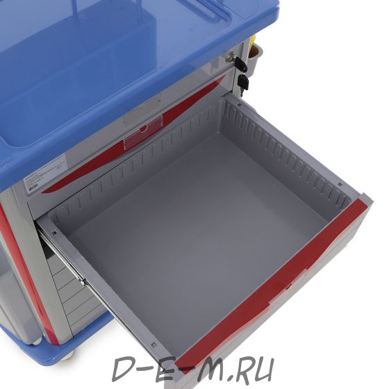 Тележка медицинская MedMos АТ750-01 (ТМ-003АН-00)