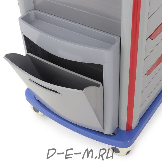 Тележка медицинская MedMos ЕТ750-01 (ТМ-001АН-00)