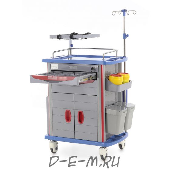 Тележка медицинская MedMos ЕТ750-02 (ТМ-002АН-00)