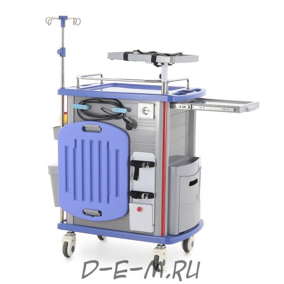 Тележка медицинская MedMos ЕТ750-02 (ТМ-002АН-00)