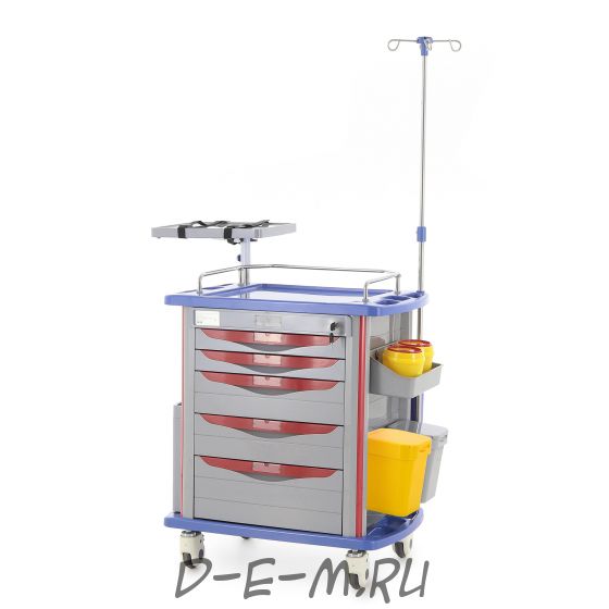 Тележка медицинская MedMos ЕТ850-01 (ТМ-020АН-00)