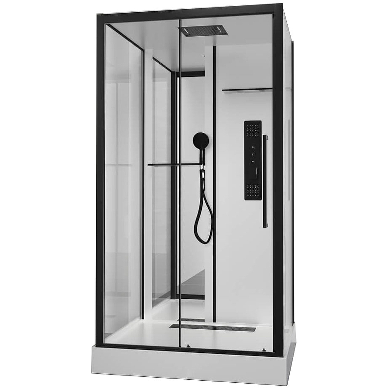 Изображение Душевая кабина Black&White Galaxy 8028000 с гидромассажем