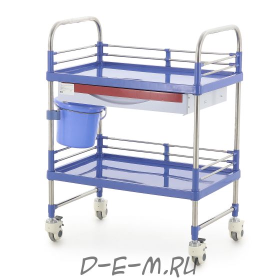 Столик реанимационный, анестезиологический С3 (ТМ-017АН-00), тележка медицинская