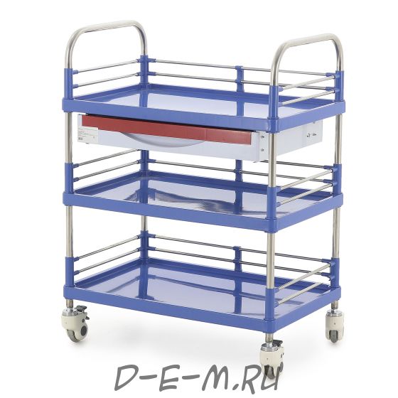 Столик реанимационный, анестезиологический С4 (ТМ-018АН-00), тележка медицинская