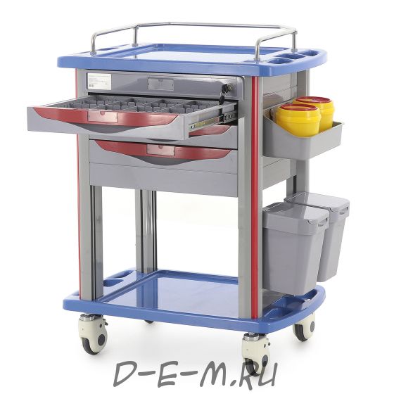 Тележка медицинская MedMos СТ750-03 (ТМ-004АН-00)