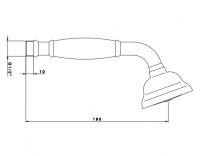 Nicolazzi Doccia C7104MDB Ручной душ схема 2