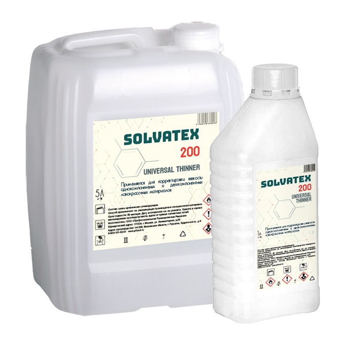 Solvatex Разбавитель универсальный медленный, пластик, объем 5л.