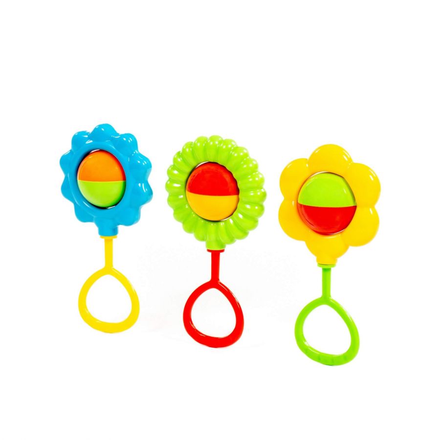 Набор погремушек "Цветочек" (3 шт)