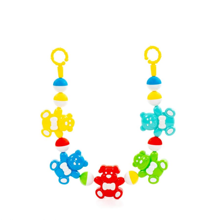 Погремушка-подвеска "Забавные зверята" (66 см)