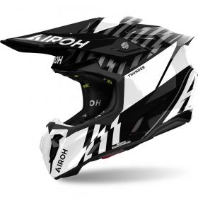 Airoh Twist 3.0 Thunder Black/White Gloss шлем внедорожный