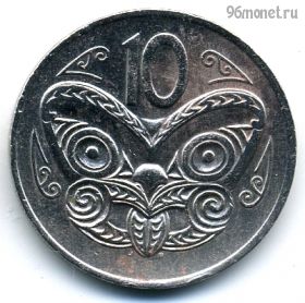 Новая Зеландия 10 центов 1974