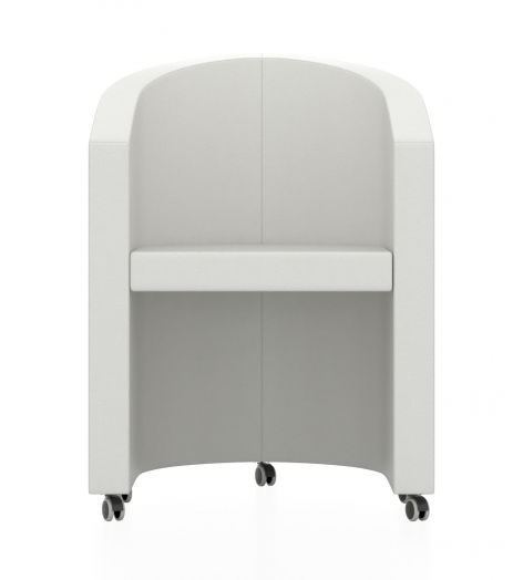 Кресло мобильное / стационарное Форум (Цвет обивки белый)