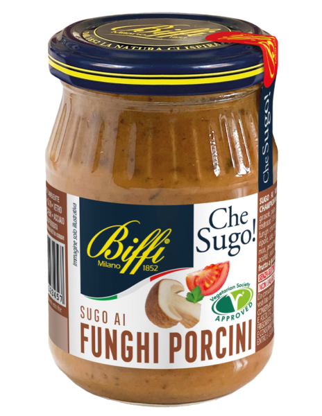 Соус с белыми грибами (вегетарианский) Biffi, 190 г, Sugo ai funghi porcini Biffi, 190 gr