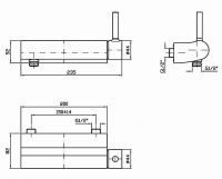 Смеситель Zucchetti Pan для душа ZP6068 схема 1