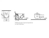 Подвесной унитаз VITRA Liquid 7321B403-0075 схема 2