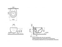 Подвесной унитаз VITRA Memoria 5885B403-0101 схема 2