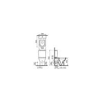 Унитаз-компакт напольный 9798B003-7201 VITRA S50 схема 3