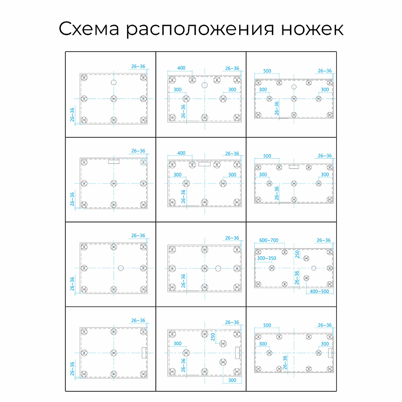 Душевой поддон из искусственного камня RGW Stone Tray ST 110x80 16152811 схема 11