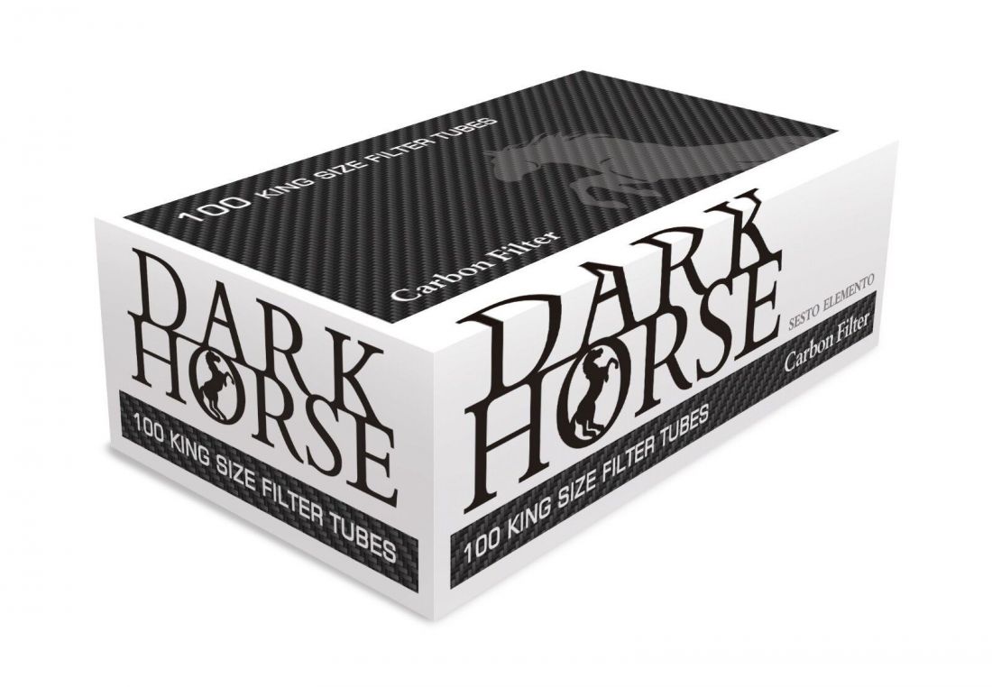 ГИЛЬЗЫ СИГАРЕТНЫЕ DARKHORSE CARBON, 100 ШТ