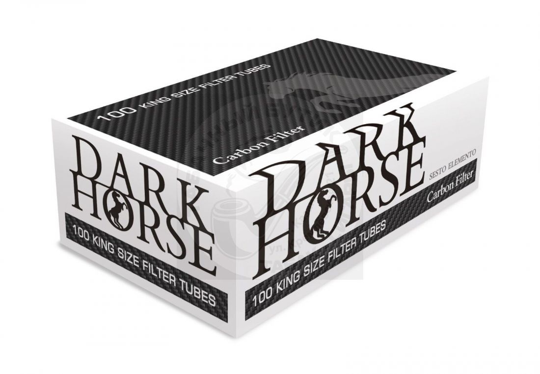 ГИЛЬЗЫ СИГАРЕТНЫЕ DARKHORSE CARBON, 100 ШТ
