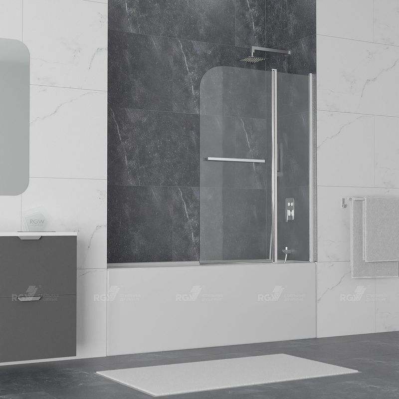 Шторка на ванну RGW Screens SC-12 100х150 03111210-11 ФОТО