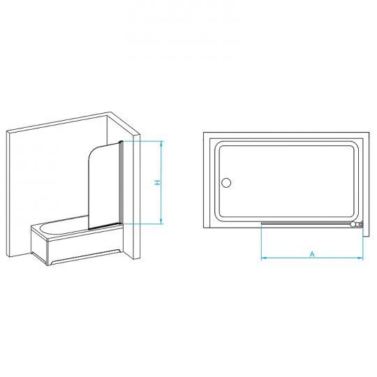 Шторка на ванну RGW Screens SC-009 70х150 351100907 схема 11