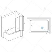 Шторка на ванну RGW Screens SC-056 40х150 351105640 схема 11
