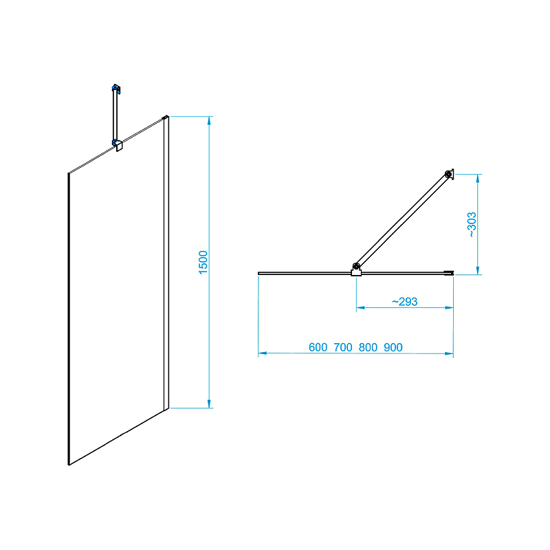 Шторка на ванну RGW Screens SC-150 90х150 351115009 ФОТО