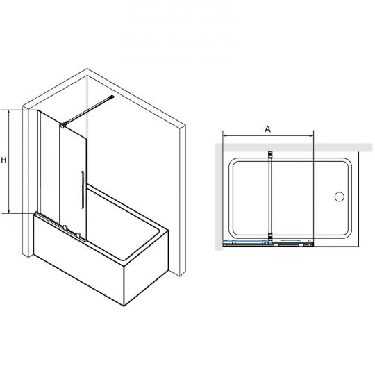 Шторка на ванну RGW Screens SC-47 100x150 41114710 схема 8 Шторка на ванну RGW Screens SC-47 100x150 41114710 схема 8