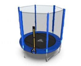 Батут DFC Trampoline Fitness с сеткой 6ft Синий