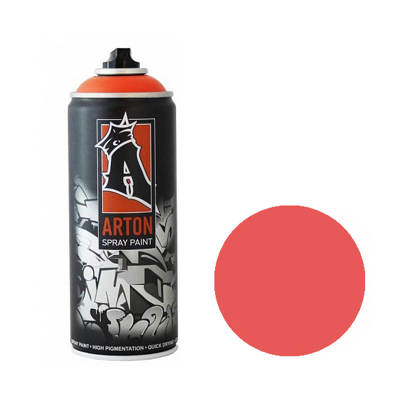 Arton Эмаль, название цвета "A-335 Truba Funky Red", в аэрозольном баллоне, объем 520мл.