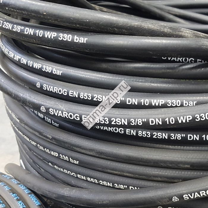 Рукав высокого давления 2 SN DIN EN 853 2sn,dn 25 i.d. 1" -w.p. 165 bar.